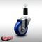 Service Caster 3.5'' SS Blue Poly Wheel Swivel 1-3/8'' Expanding Stem Caster SCC-SSEX20S3514-PPUB-BLUE-138 - alternate 3